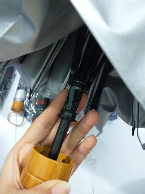 Ô Gấp Ngắn Kẻ Caro Che Mưa Cao Cấp