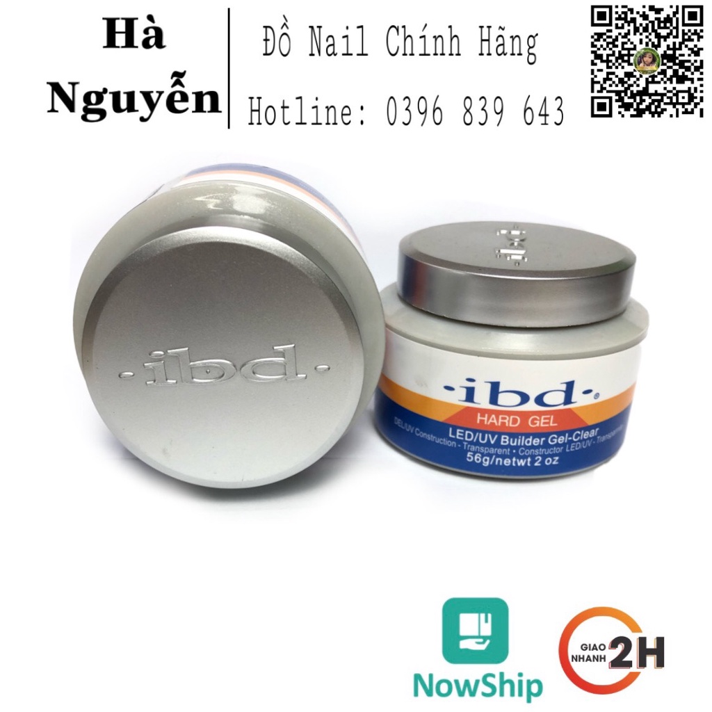 Gel Lạnh IBD - Gel Đắp Móng Không Nóng Không Chảy 56gr [ Chính hãng]