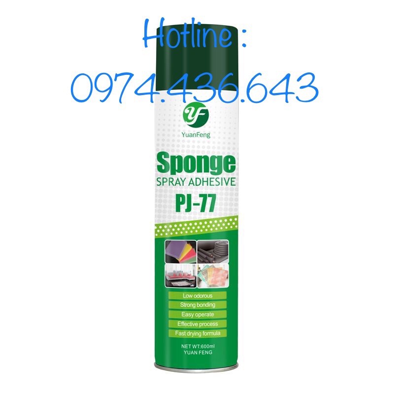 Keo Dán Xốp Dạng Xịt Đa Năng PJ77, Dán Xốp, Mút, Giấy Decal, không mùi, cam kết chất lượng | BigBuy360 - bigbuy360.vn