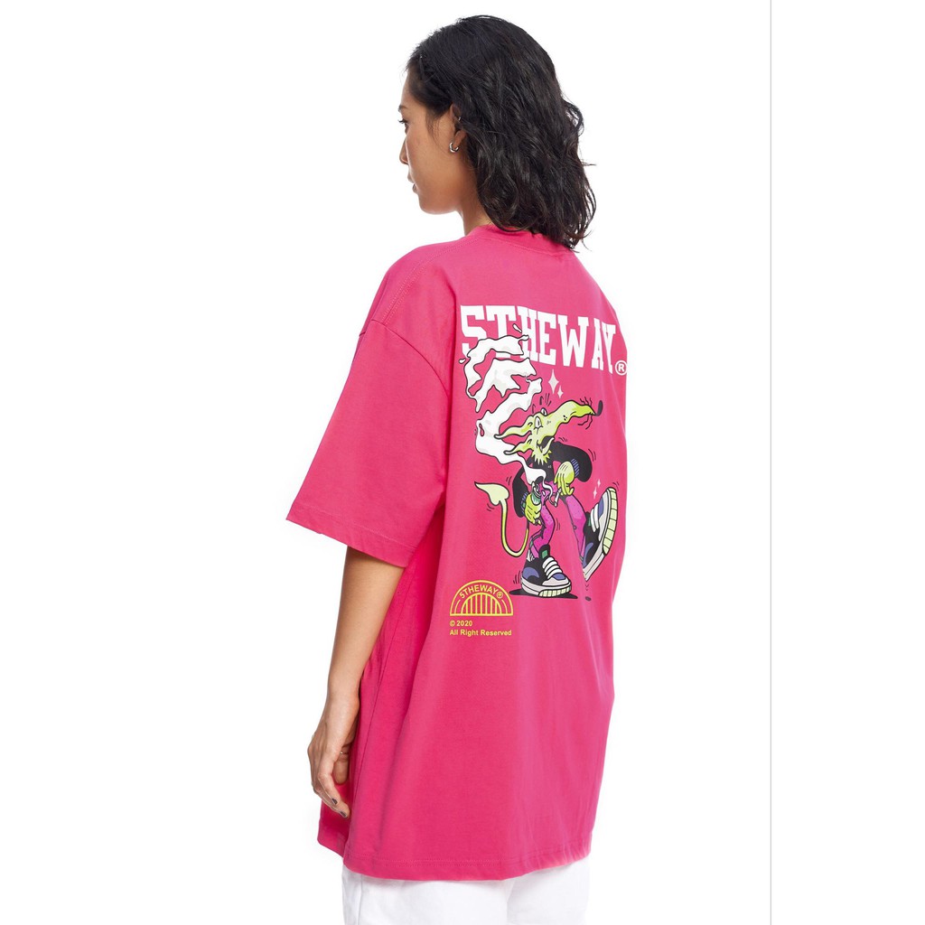 5THEWAY® /year of the rat/ New Tee™ in HOT PINK aka Áo Thun Hồng Tay Ngắn