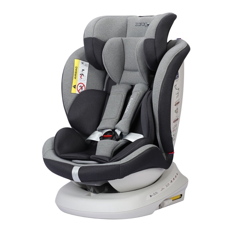 Ghế ngồi ô tô trẻ em có isofix, xoay 360, dành cho bé 0-12 tuổi - ZARACOS CUSCO 6406