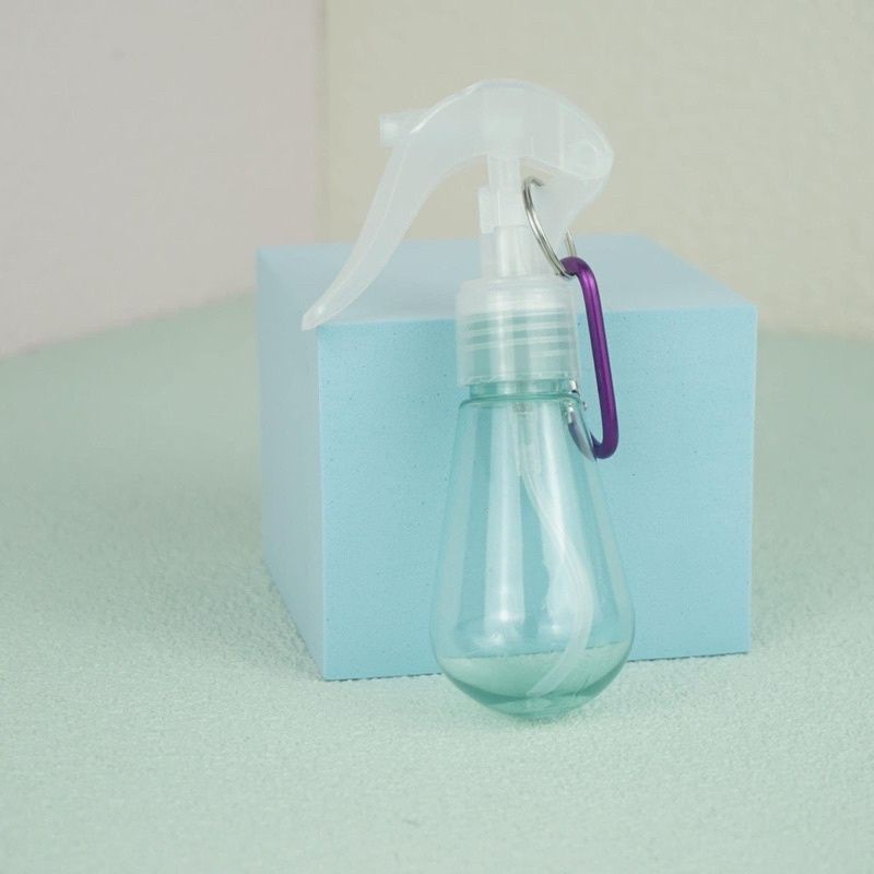 Binh xịt có móc khóa tiên lợi Bình chiết dung dịch sát khuẩn phun sương hình bầu.
