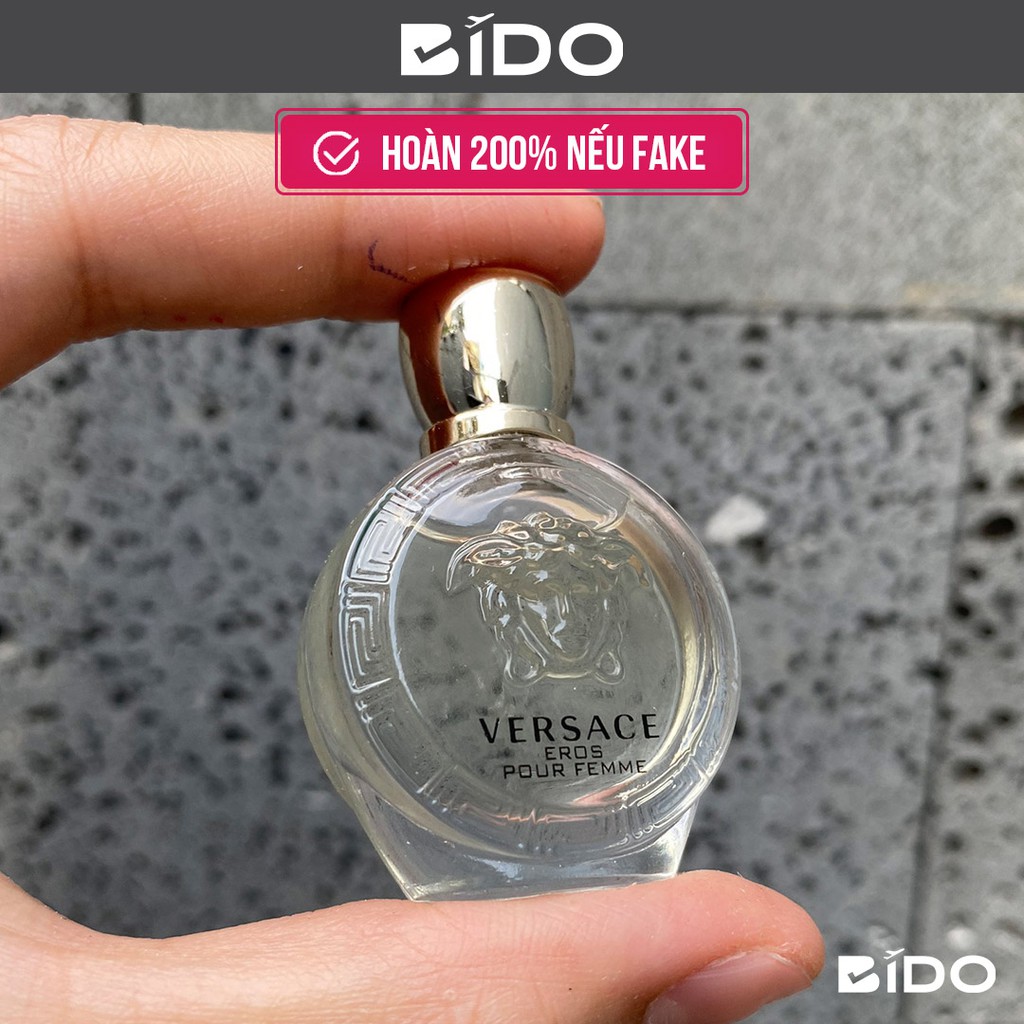 Nước hoa mini VERSACE Eros Pour Femme EDP 5ml, mùi dịu dàng, tươi mát  - Cam kết nước hoa nữ chính hãng