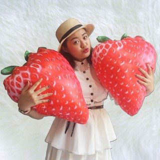 Gối Ôm 3D Hình Quả Dâu Tây Cho Bé