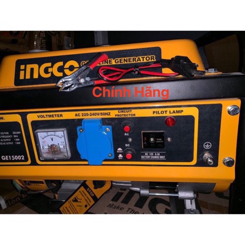 INGCO Máy phát điện dùng xăng 1.2 KW GE15002  (Cam kết Chính Hãng 100%)