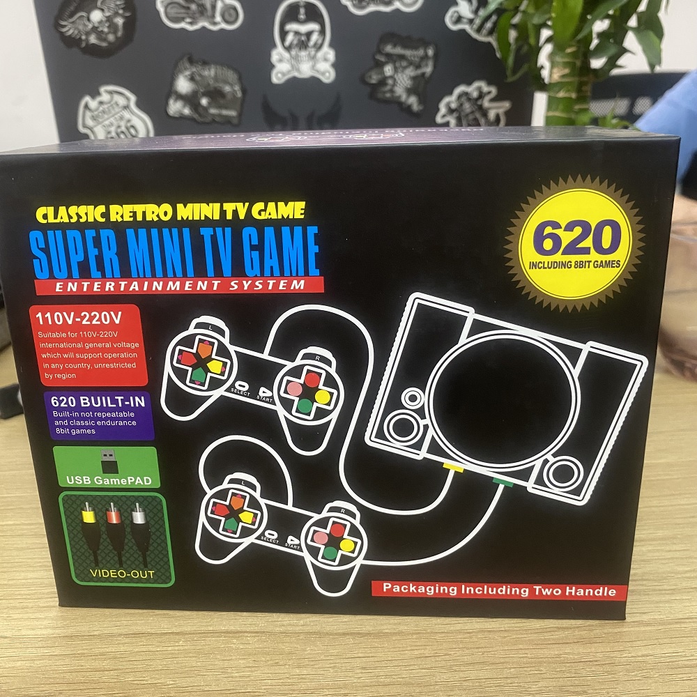 🔥BỘ 620 GAME HUYỂN THOẠI🔥 Máy Chơi Game 4 Nút Có Dây GameStation IB Tích Hợp 620 Games  Cổ Điển Kết Nối TV Cổng AV
