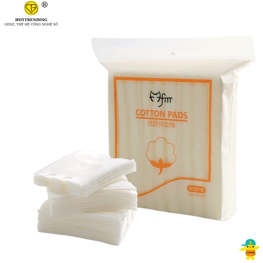 Bông tẩy trang 3 lớp FM Cotton Pads 222 miếng nội địa Trung