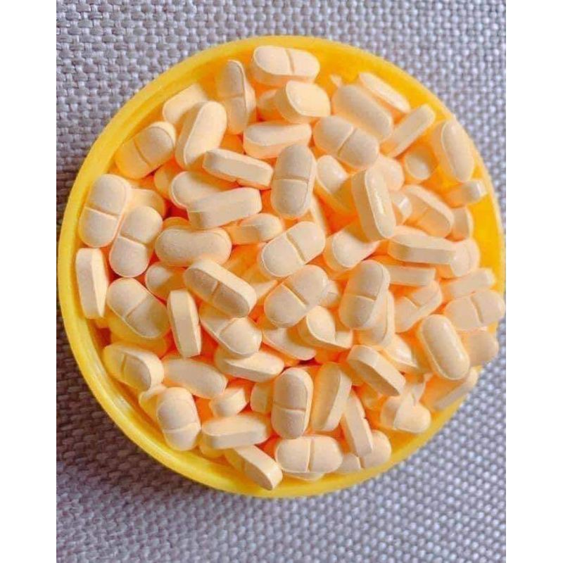 Kẹo Vitamin C Thái Lan vị cam Hộp 1000 viên