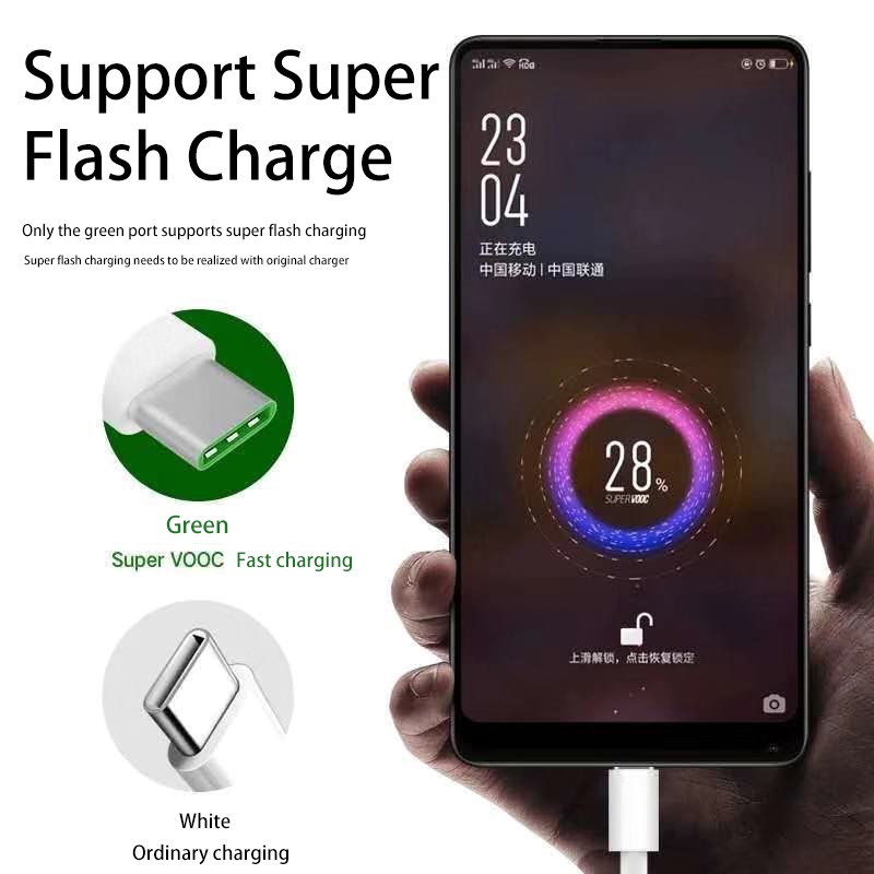 Cáp Kebiss USB C Loại C 4A Dây sạc nhanh cho điện thoại thông minh OPPO Cáp dữ liệu điện thoại di động Bộ sạc Cáp USB
