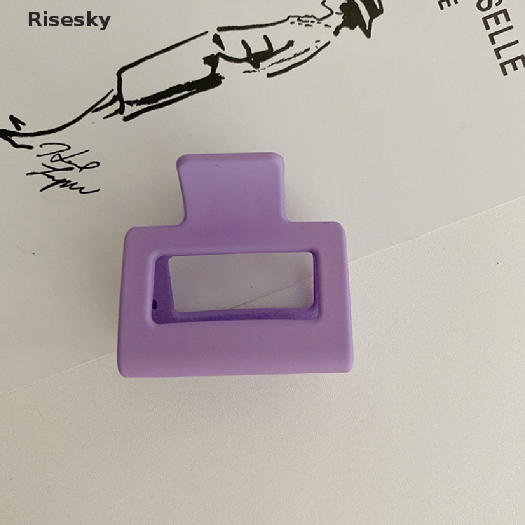 Kẹp Tóc Hình Con Cua Màu Trơn Phong Cách Hàn Quốc