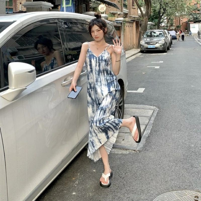 Váy nữ 2 dây tươi mát mùa hè