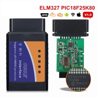 Thiết bị quét chẩn đoán lỗi elm327 wifi v1.5 obd2 pic18f25k80 elm327 wifi elm 327 obdii ios