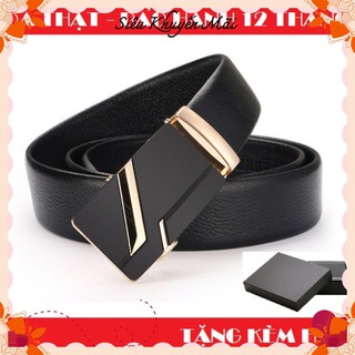 Thắt lưng da nam khóa tự động cao cấp dây nịt nam da bò 100% chính hãng baellerry đẳng cấp | tlkc tommy.shop5