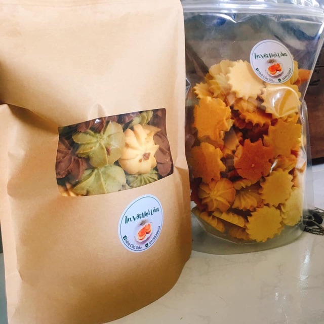 500gr bánh quy bơ 3 vị