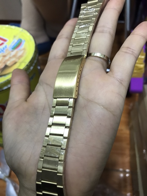 Bộ vỏ đồng hồ SK màu vàng zin 100%