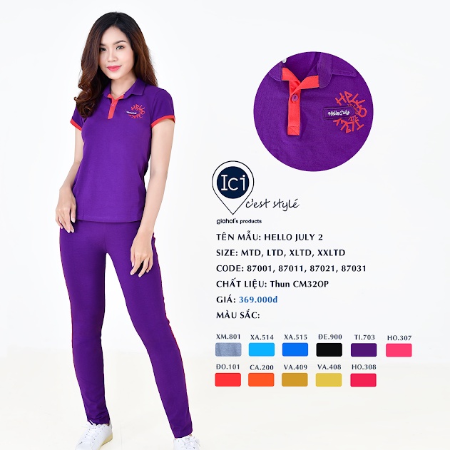 Bộ mặc nhà Gia Hồi quần dài nhiều màu nhiều size