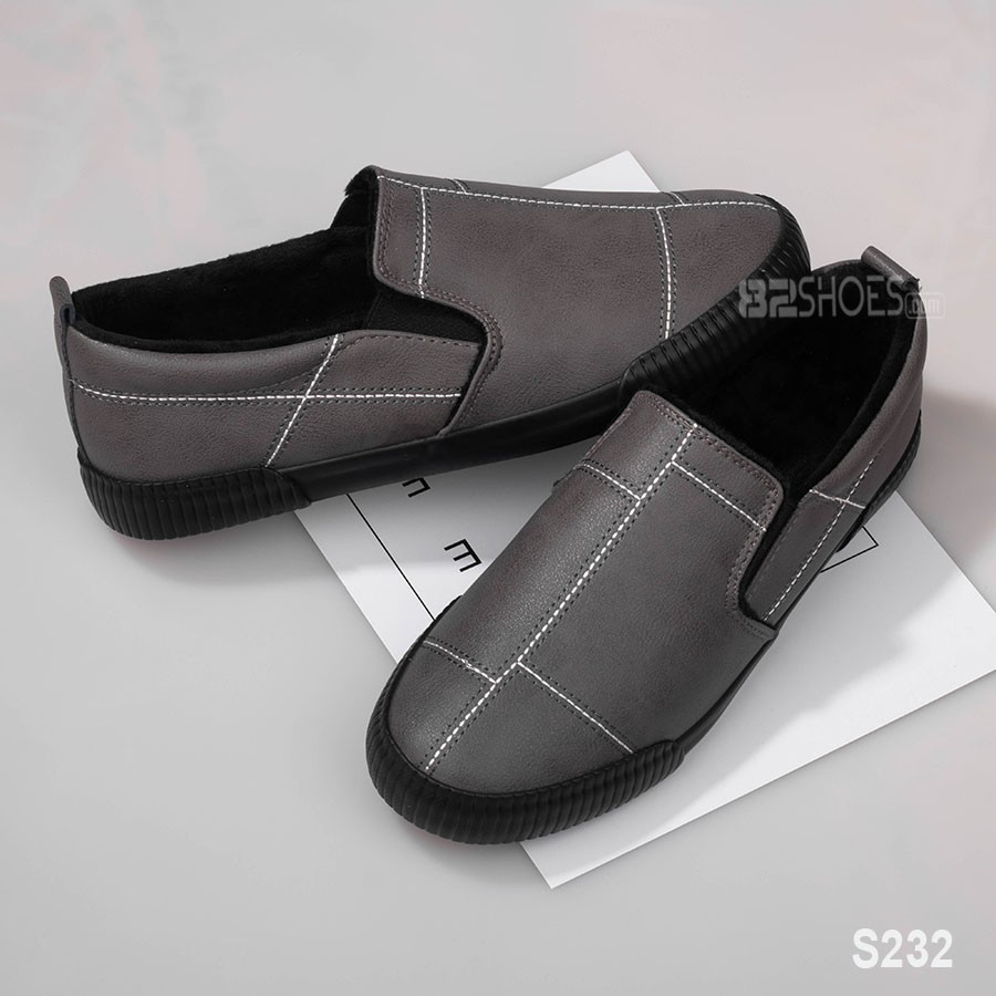 [XẢ KHO, LẺ SIZE] Giày lười nam - Slip on nam da - Mã S232