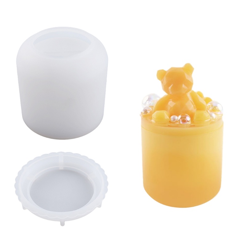 Khuôn Silicon Làm Hộp Đựng Trang Sức Bằng Resin DIY Cr