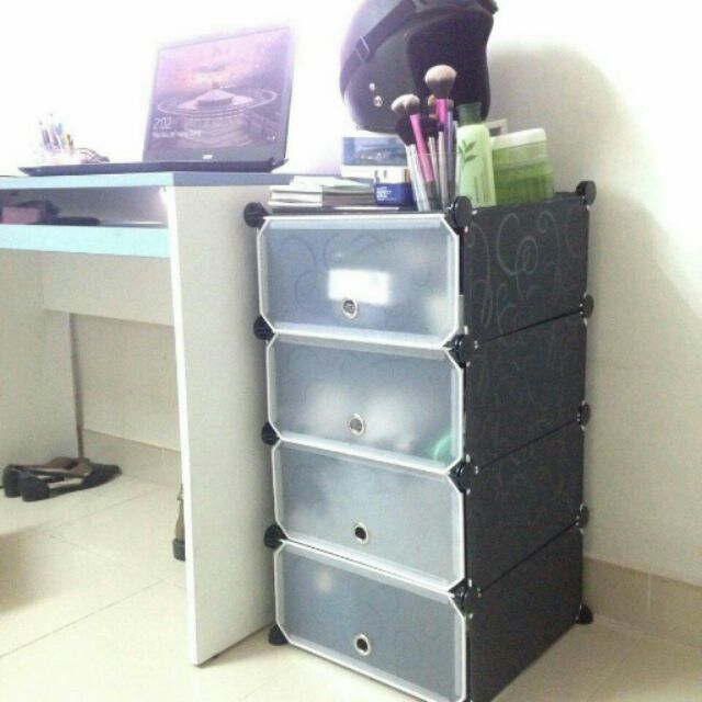 Tủ ghép 4  dày ô