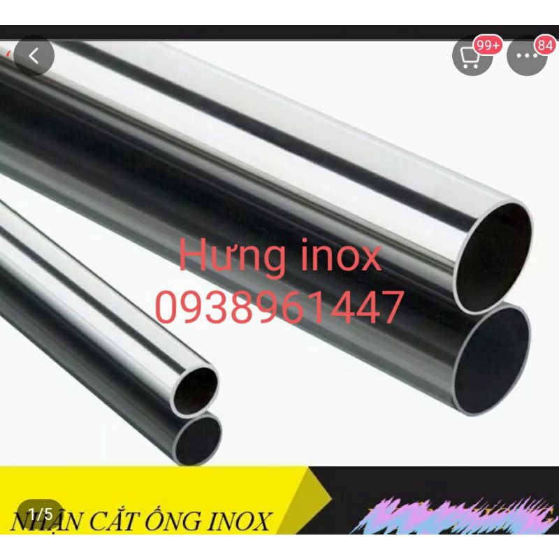 Nhận cắt ống inox tròn o25mm  dày 6dem , 10dem và 15dem  theo kích thướt yêu cầu