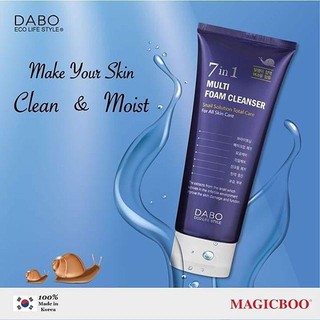 Sữa Rửa Mặt 7 in 1 Dabo Multi Functional Foam Cleanser 180ml