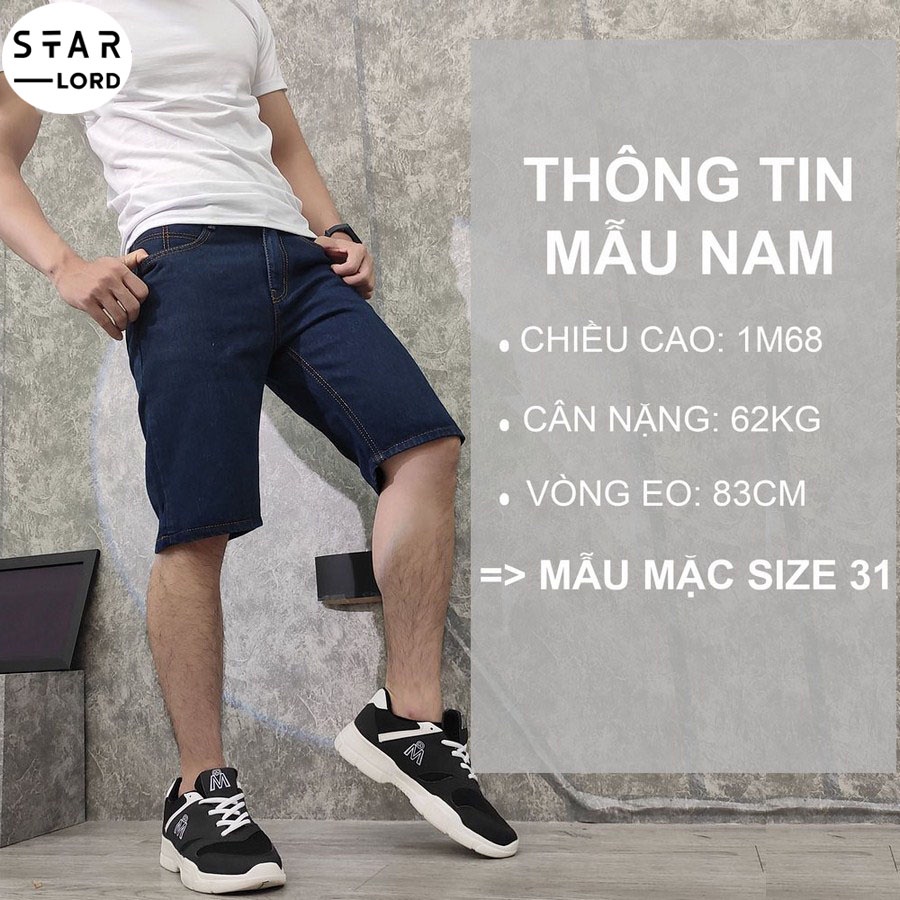 Quần short nam vải jean dày đẹp chuẩn form dáng SL393 StarLord