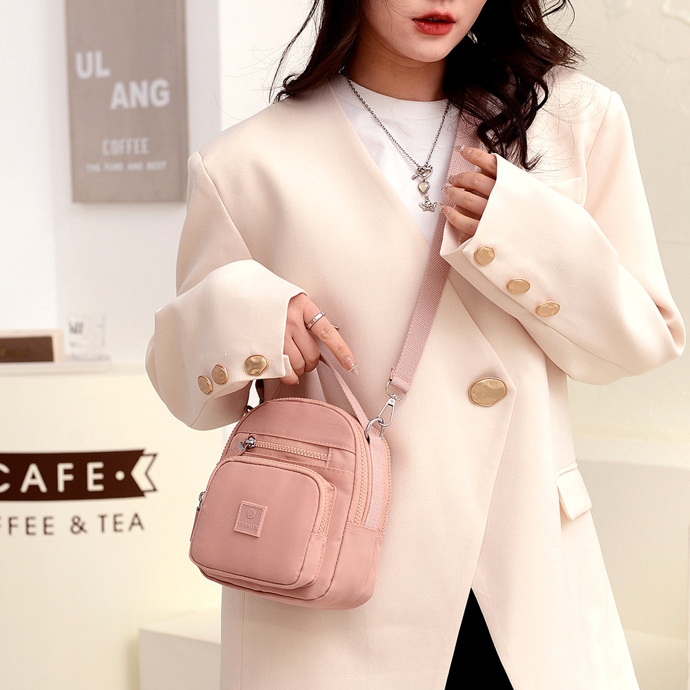 Túi Đeo Chéo Nylon Nhẹ Thời Trang Đơn Giản Dành Cho Nữ
