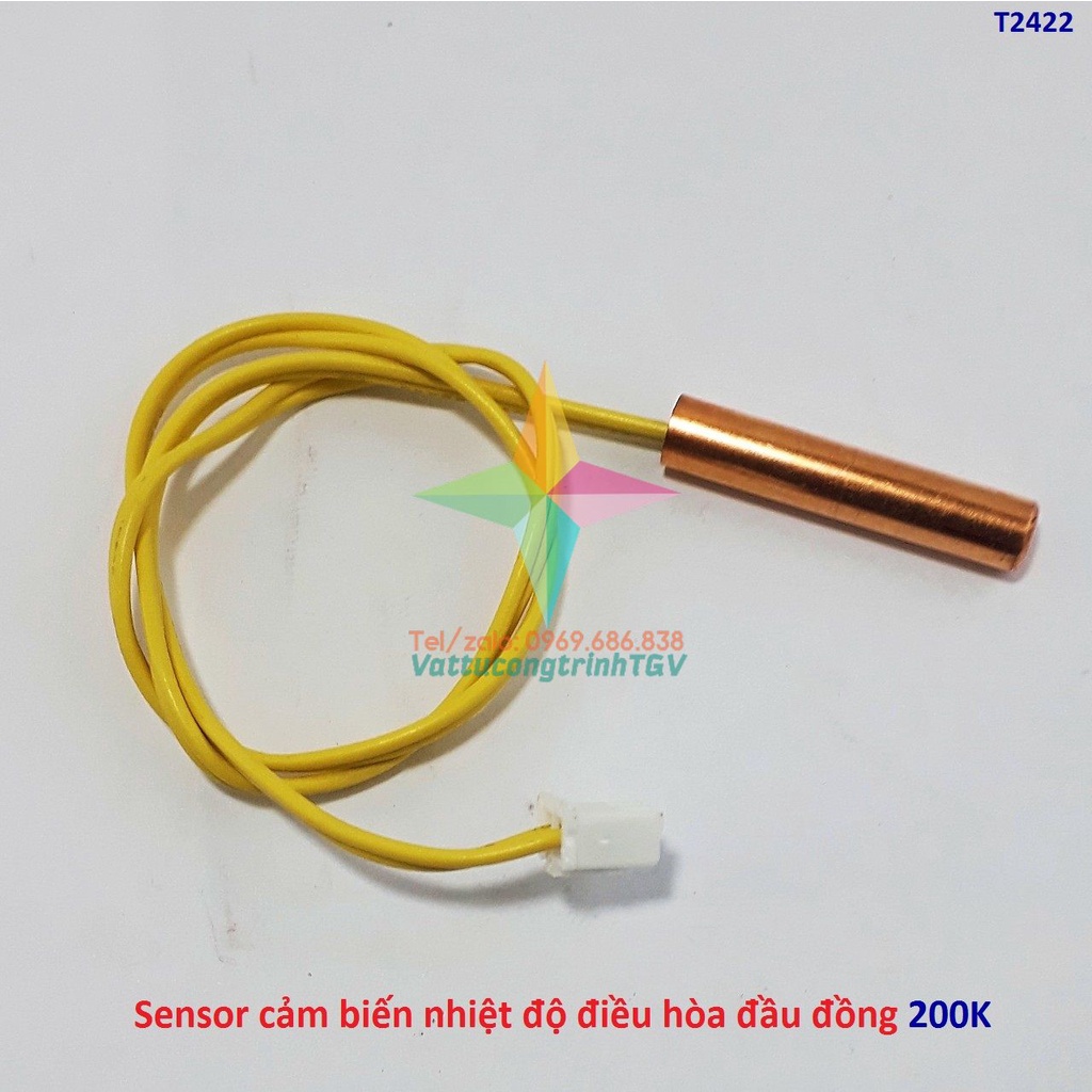 Sensor cảm biến nhiệt độ điều hòa đầu đồng 200K