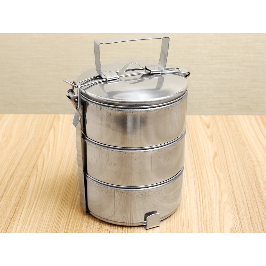 Ca men hộp đựng cơm 3 tầng inox không gỉ cao cấp