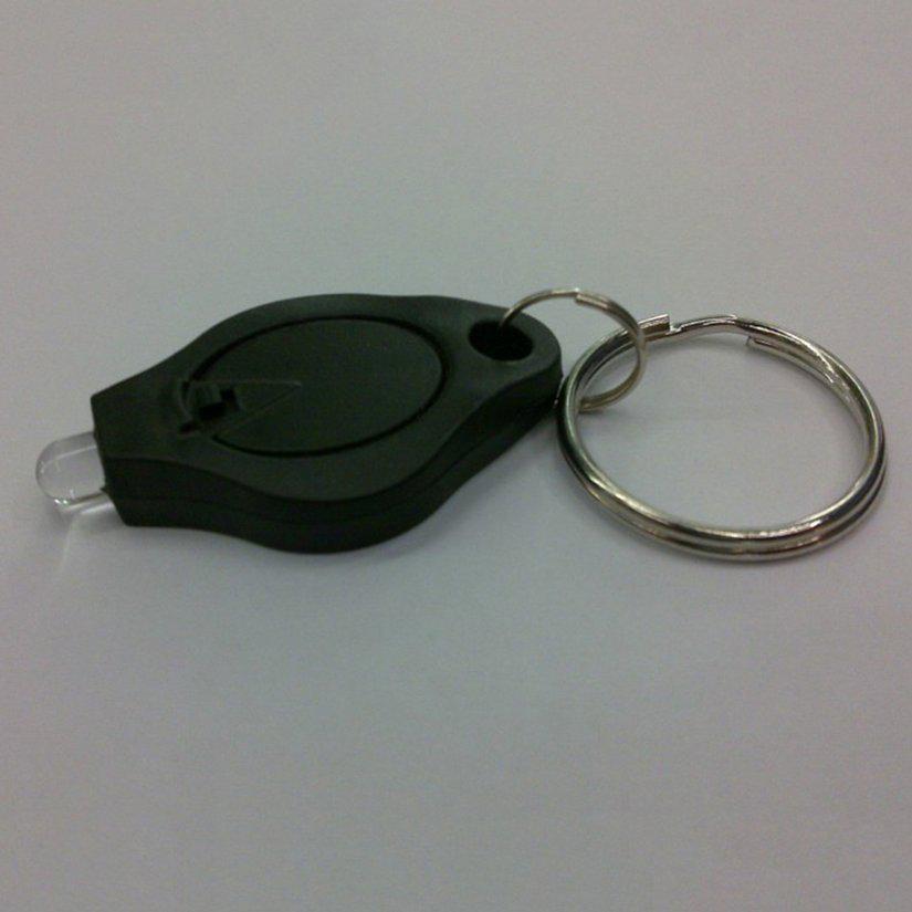 Home☆Portable Mini Size Keychain Squeeze Light Micro LED Flashlight Torch Light