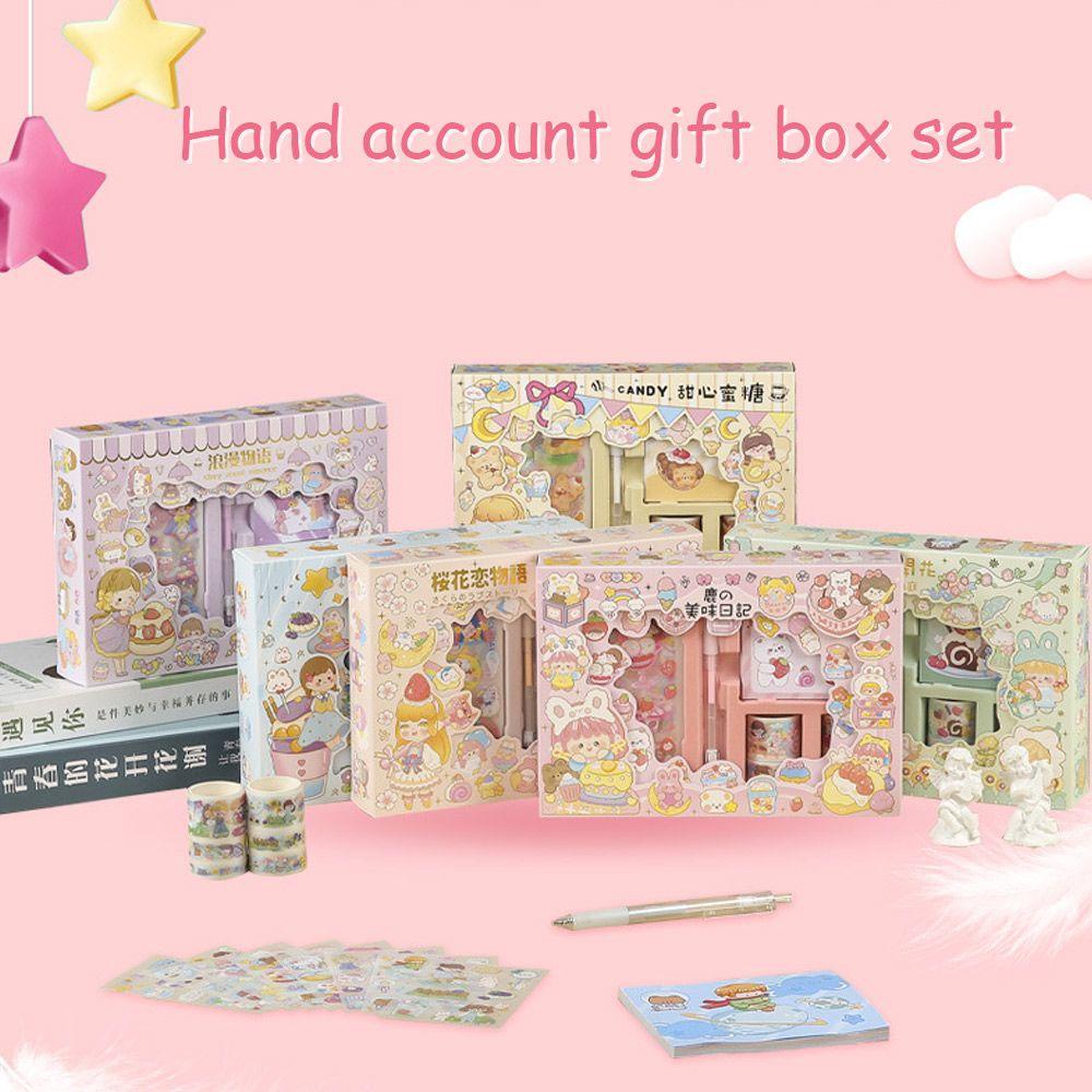 PISTA Bộ Sticker Dán Trang Trí Nhật Ký DIY Sáng Tạo