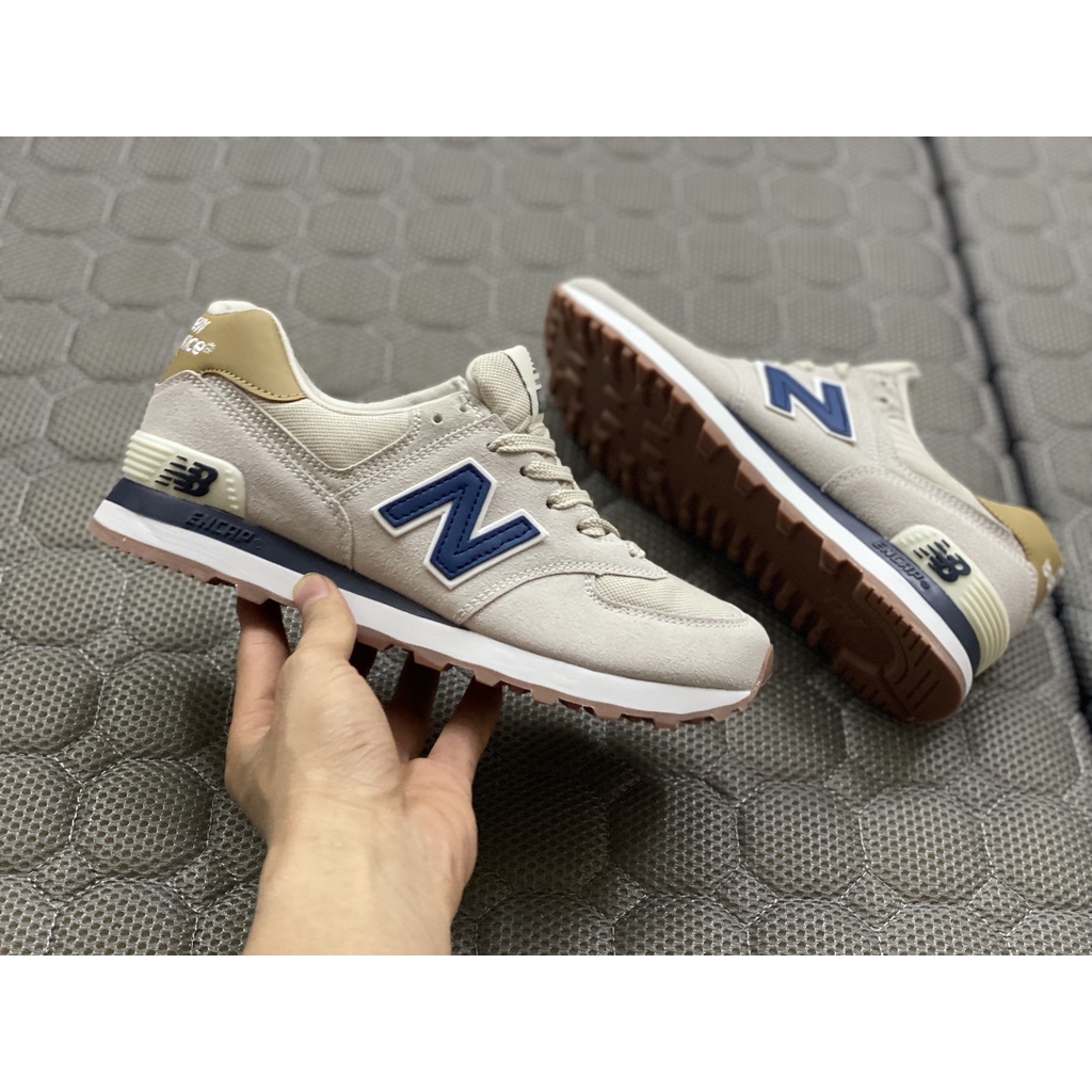 Giày Thể Thao Sneakers NB 574 Classic Grey Blue- Xanh than Bản Cao cấp