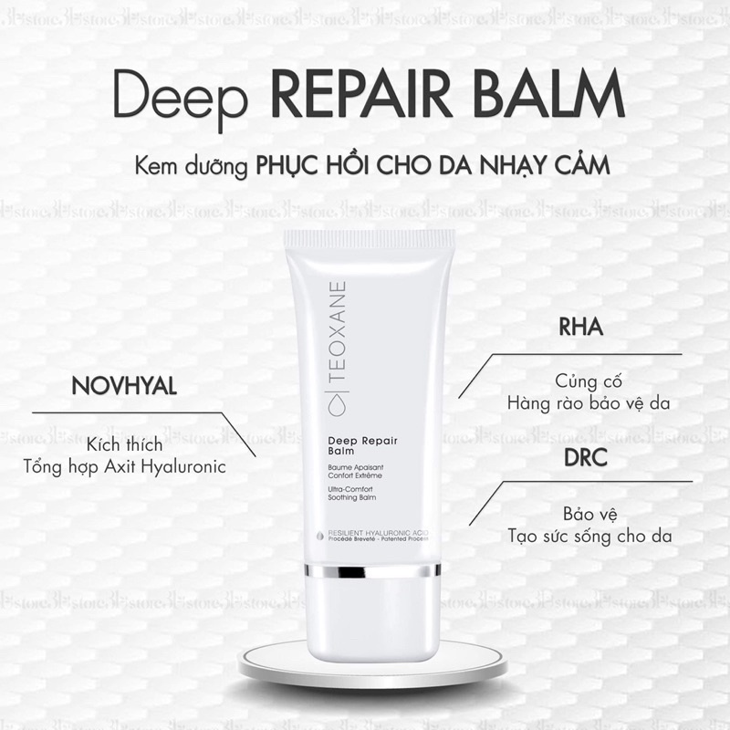 Kem dưỡng phục hồi cho da nhạy cảm TEOXANE DEEP REPAIR BALM
