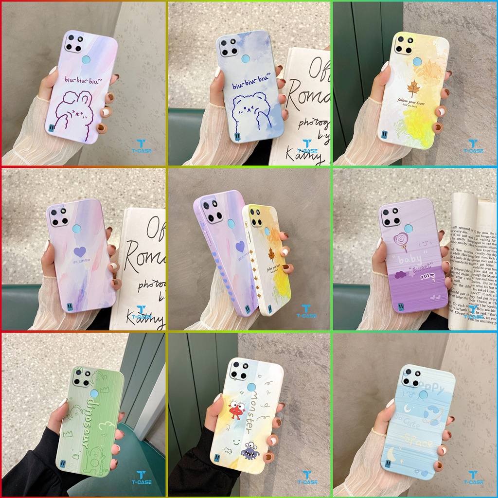 Ốp điện thoại Realme C21Y C25Y C15 C11 2021 C11 C12 C25 C20 C25S C3 Soft Cartoon Case Case BB