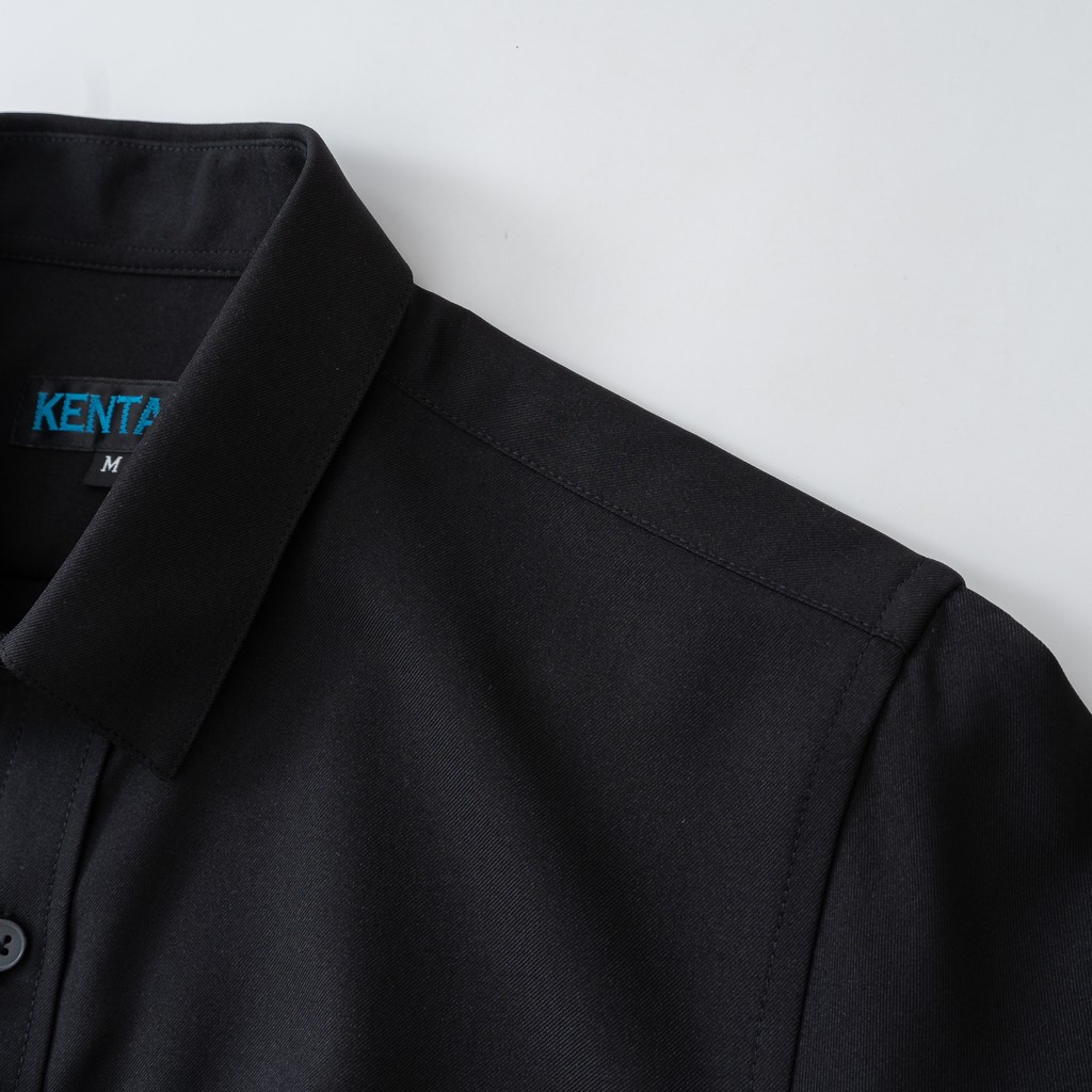 Sơ mi tay dài màu đen KENTA SMD0090