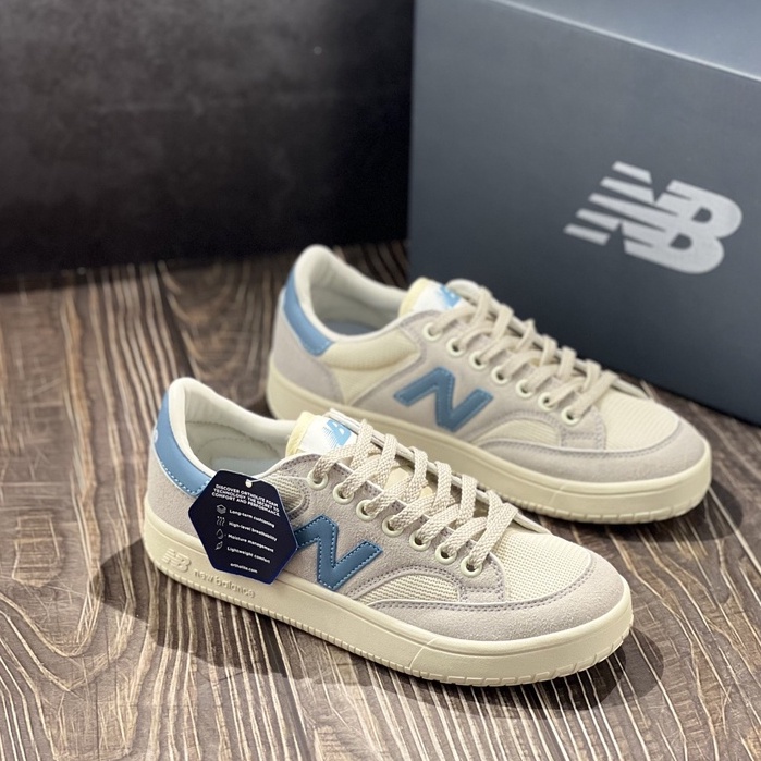 Giày thể thao sneaker NB CRT 300 2.0 kem xanh dương mới 2022 chất siêu mềm mịn