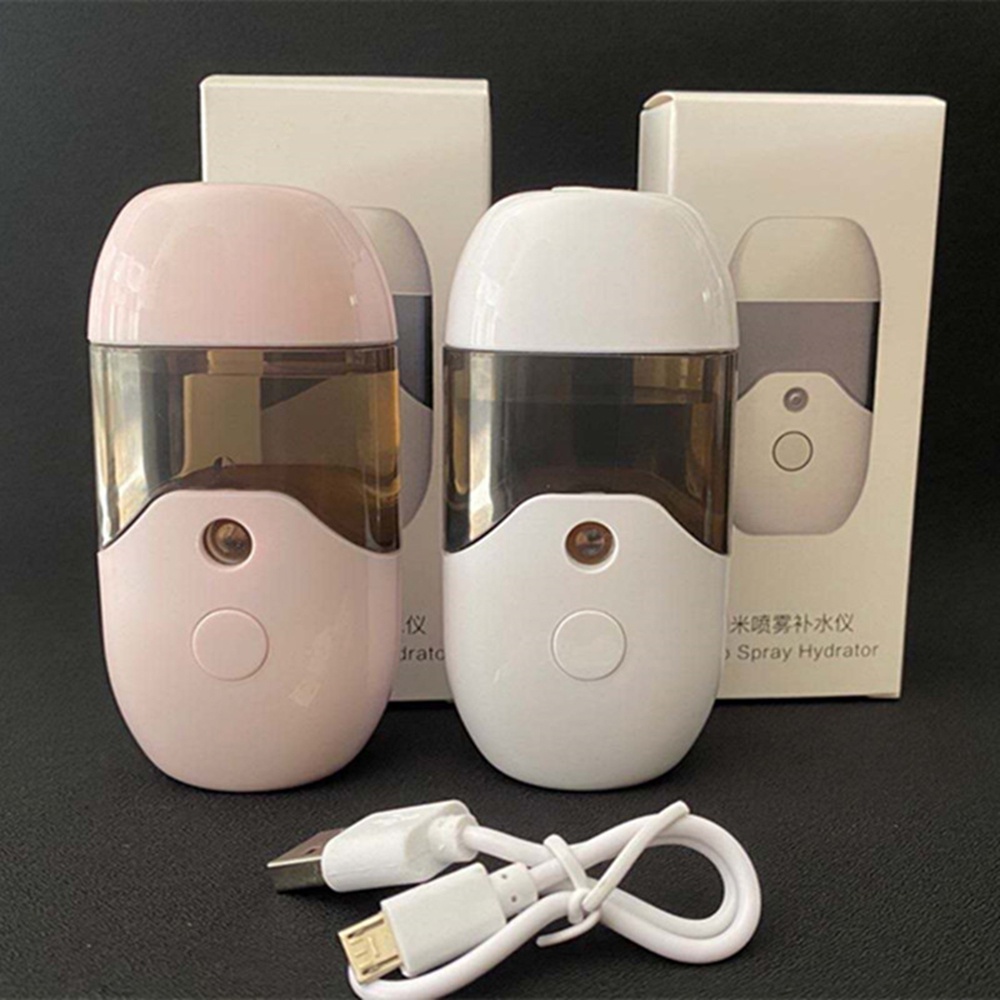 Cod Qipin Portable 50ml Face Moisturizing Mist Spray Machine USB Nano Office Home Facial Humidifier Instrument