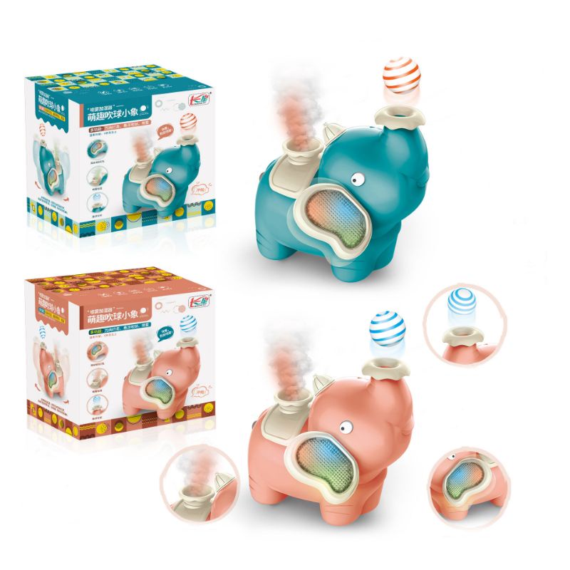 ĐỒ CHƠI VOI CON LÀM XIẾC PHUN KHÓI THỔI BANH