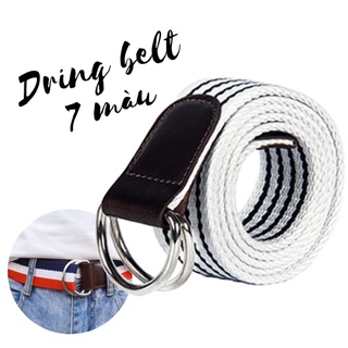 Thắt lưng vải mềm khóa D ring 115cm