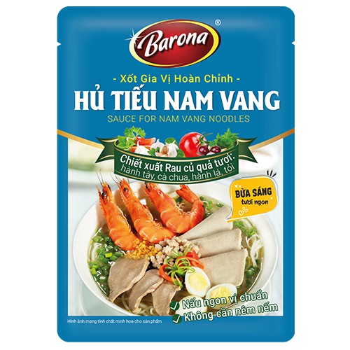 Gói Gia Vị Nấu Hủ Tiếu Nam Vang, Xốt Gia Vị Hoàn Chỉnh Barona Hủ Tiếu Nam Vang 80g