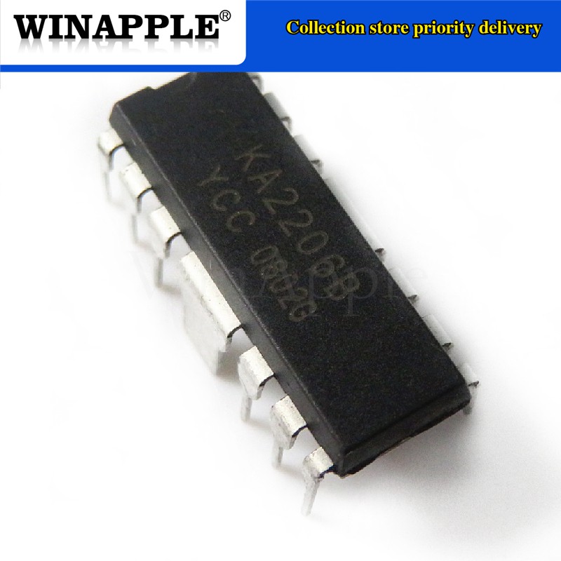 10pcs/lot KA2206B KA2206 DIP-12 In Stock