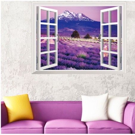 decal dán tường núi phú sỹ khổ to cực đẹp