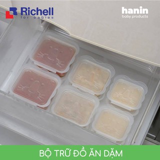 Khay Trữ Đông Richell - Bộ Chia Thức Ăn Richell Trữ Đồ Ăn Dặm Cho Bé