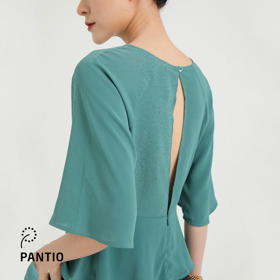 Áo sơ mi tay lỡ nơ cách điệu thời trang FAS31859 - PANTIO