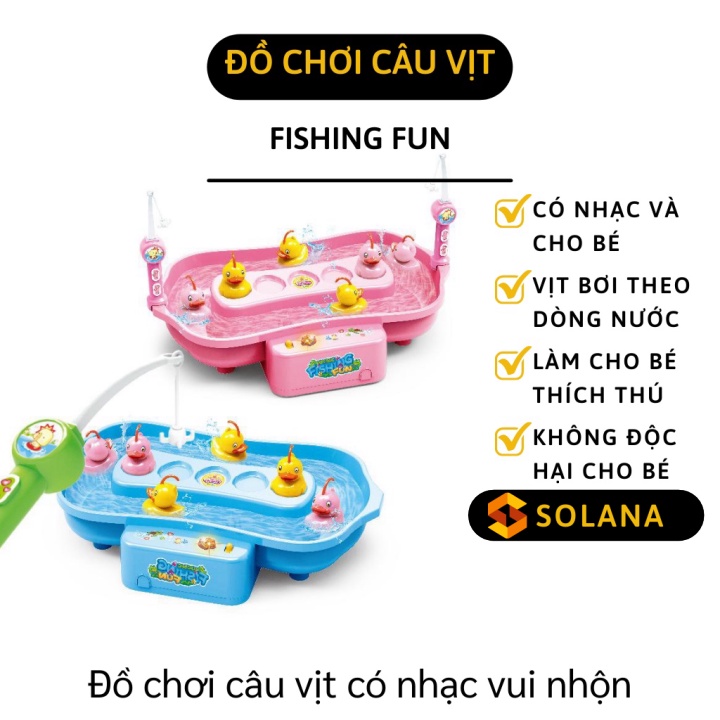 Đồ Chơi Câu Cá - Đồ Chơi Câu Vịt Có Đèn Và Nhạc, Vịt Sẽ Bơi Xung Quanh Dòng Nước 7334