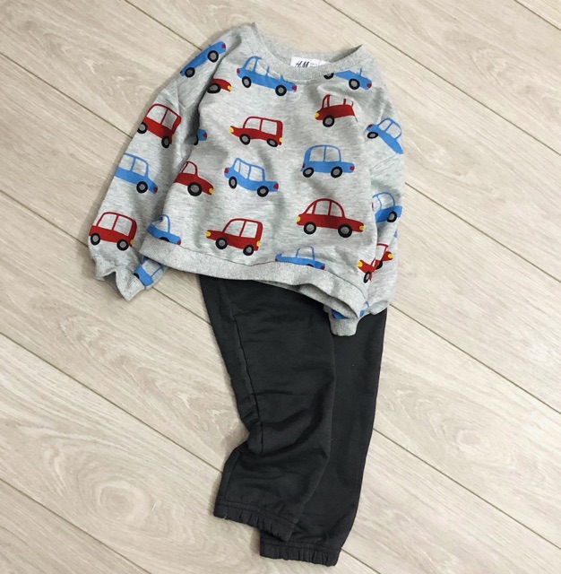 Bộ nỉ ô tô xám HM 1-6Y