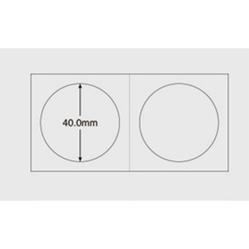 Set 50 Hộp Giấy Các Tông Hình Vuông Đựng Tiền Xu / Tem Sưu Tầm