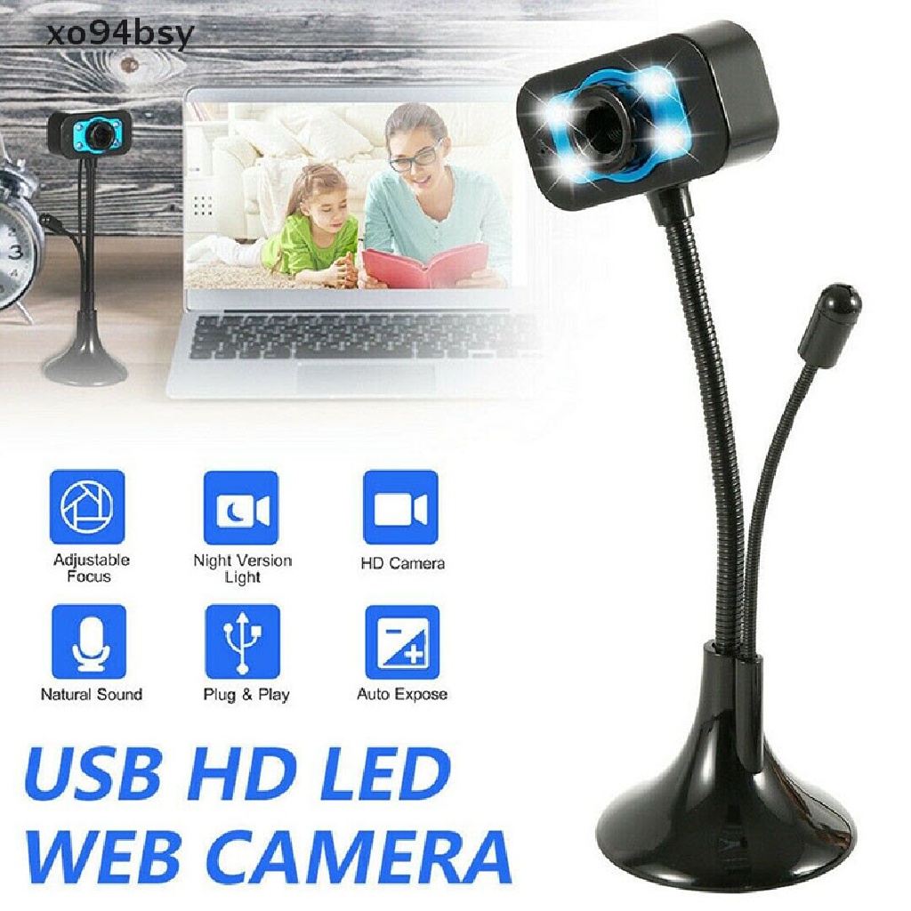 Webcam Kỹ Thuật Số HD xo94bsy Kèm Mic Dùng Cho Máy Tính