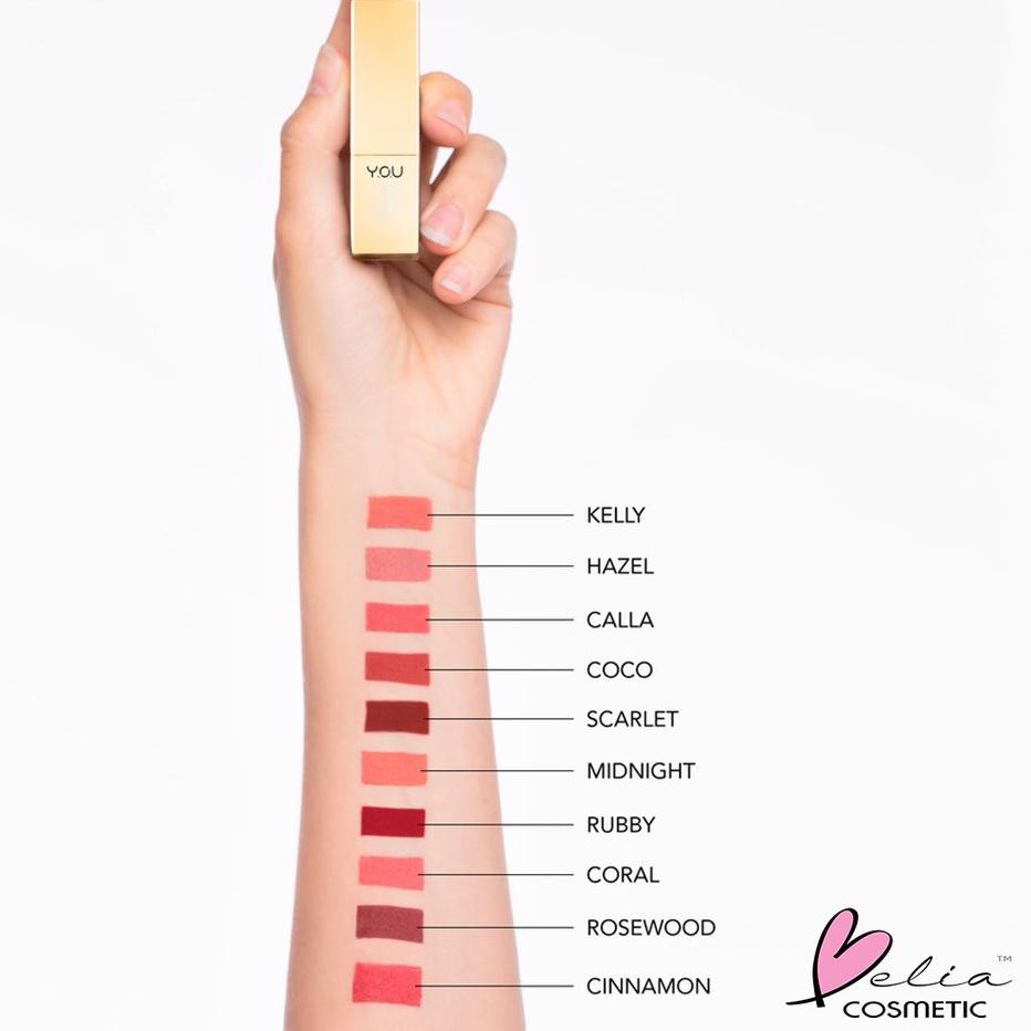 (Hàng Mới Về) Son Lì Belia You The Gold One Cổ Điển Y.O.U Ggh-288 | BigBuy360 - bigbuy360.vn