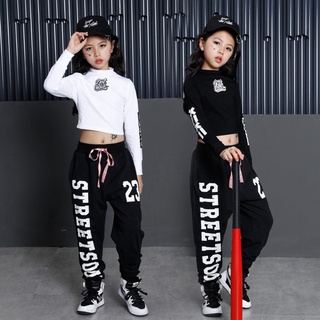 ✣bộ đồ biểu diễn nhảy hiphop đường phố cho bé gái